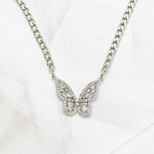Crystal Butterfly Necklace